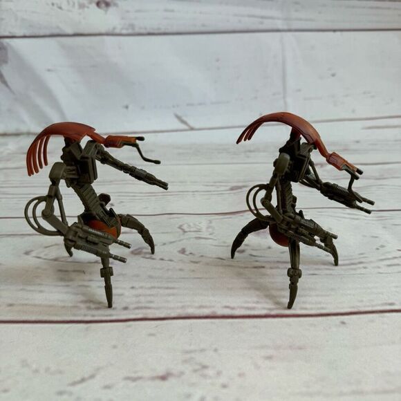 Star Wars Episode Ii Attack of the Clones Destroyer Droid Hasbro 2003 2 piece se - Picture 4 of 8